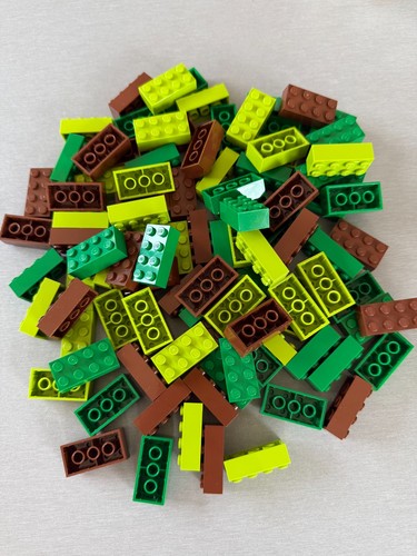 100x lego 3001 steine 2x4 - steine,