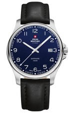 Swiss Military by Chrono SM30200.26 Herrenuhr mit Echtlederband 10 ATM Datum
