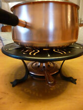  Kupfer Fondue-Set Stöckli SCHWEIZ, Qualität ohne Ende !