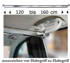 AUTO Kleiderstange verstellbar 120-160 cm METALL  KFZ KLEIDERSTANGE STABIL AT.02