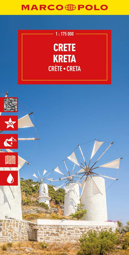 Marco polo reisekarte kreta - reisekarte,