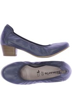 Tamaris Pumps Damen High Heels Stiletto Peep Toes Gr. EU 39 Leder Blau #fyd2asf