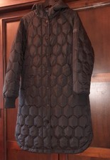 S.Oliver QS Stepp Mantel Longacke Parka lang gerade Kapuze Druckknopfverschluss