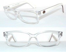 GUCCI BRILLE TRANSPARENT WEISS