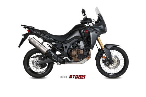 Storm oval auspuff passend - oval,