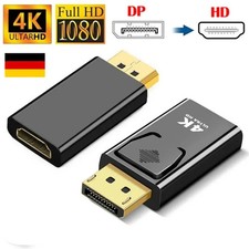 DP to HDMI DisplayPort HDMI Adapter Converter 4K Full HD