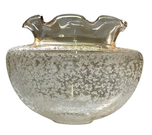 Bernsteinfarbener glasschirm - bernsteinfarbener,