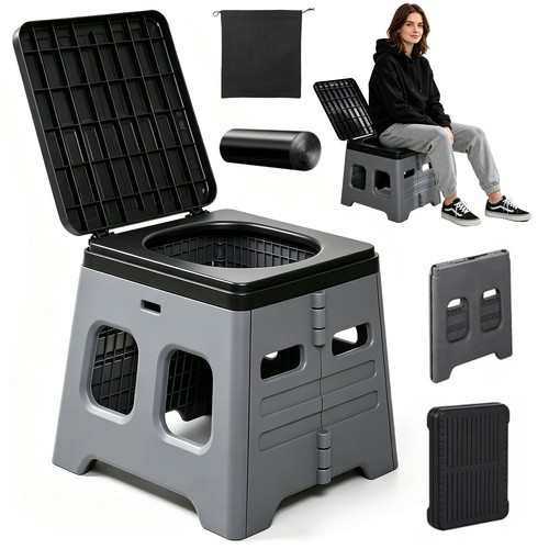Tragbare campingtoilette - tragbare,