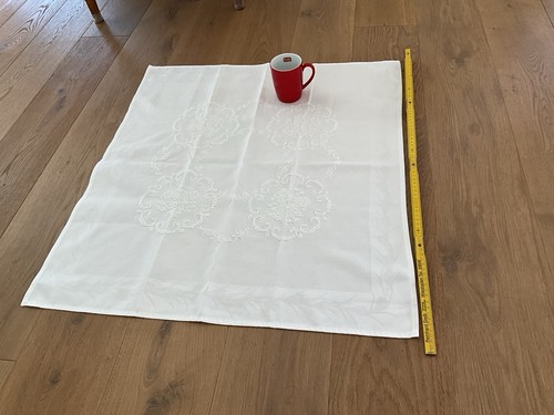 Weiße tischdecke - weiße,