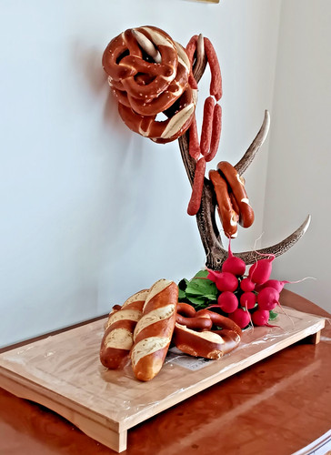 Rustikales brotzeitbrett - rustikales,