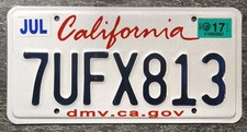California usa nummernschild - ,,