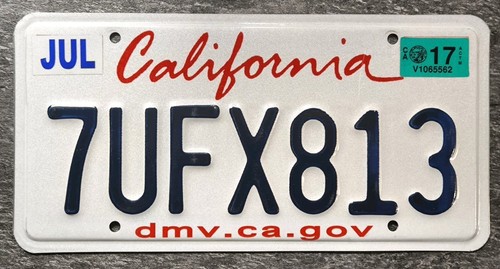 California usa nummernschild - ,,