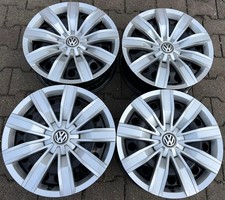 4 ORIGINAL 17" STAHLFELGEN VW TIGUAN II 5NA 6,5x17 ET38 5QF601027G FREIHAUS