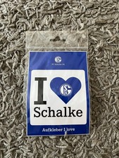 FC Schalke 04 Aufkleber I Love