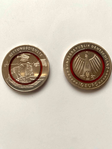 Euro gedenkmünze brd - 10,