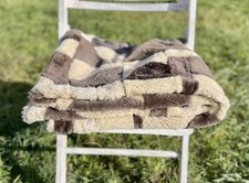 XXL Merino Lammfelldecke