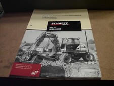 SCHAEFF/TEREX HML 42 MOBILBAGGER  4 SEITEN PROSPEKT/BROSCHÜRE