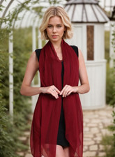 Moderner Chiffonschal Schal