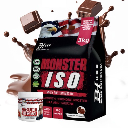 Monster iso whey protein - monster,