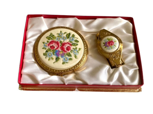 Vintage crest puder kompakt - crest,