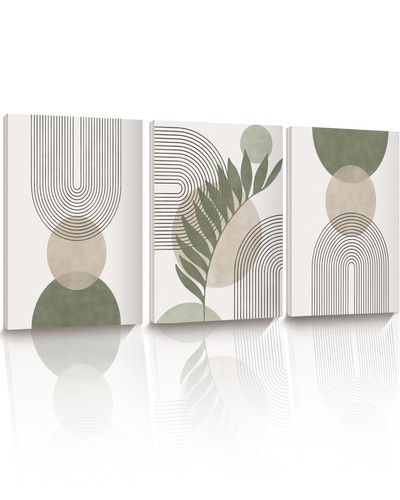 Wandbilder set boho abstrakt - boho,