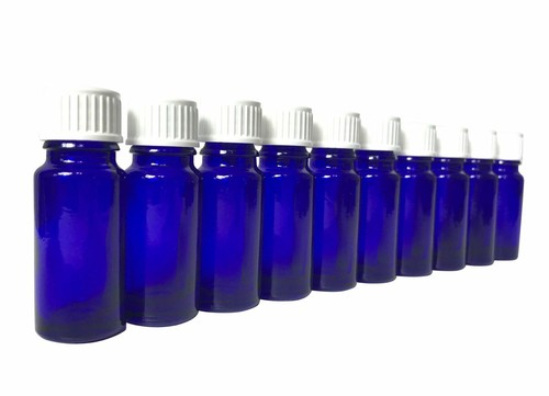 Blauglasflasche 10ml - 10, |
