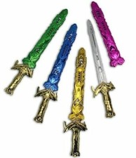 Kinder Schwert blau pink grün