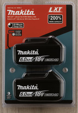 2 x Makita BL1860B-2 18V LXT