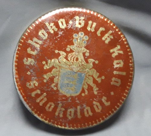 Alte blechdose schoko buck - alte,