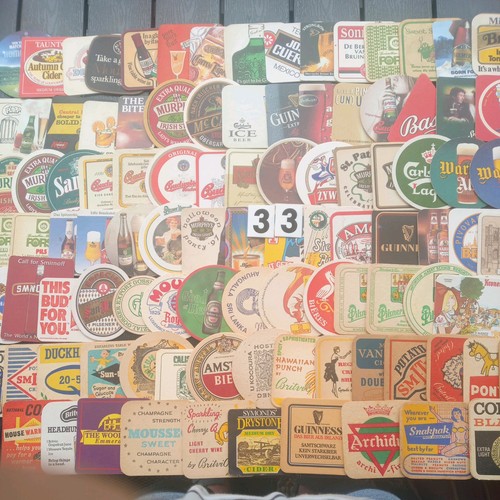 100 stück bierdeckel ausland - stück,