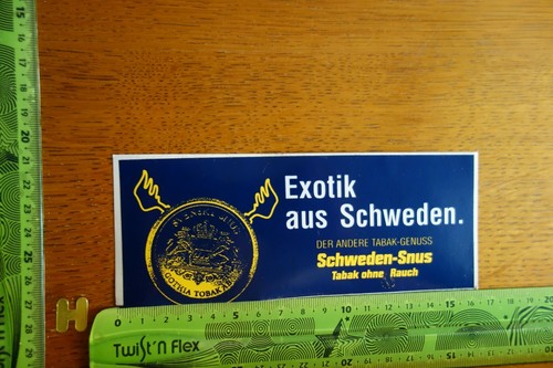 Alter aufkleber tabak - alter,