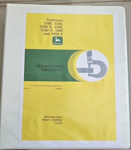 Werkstatthandbuch john deere - werkstatthandbuch,