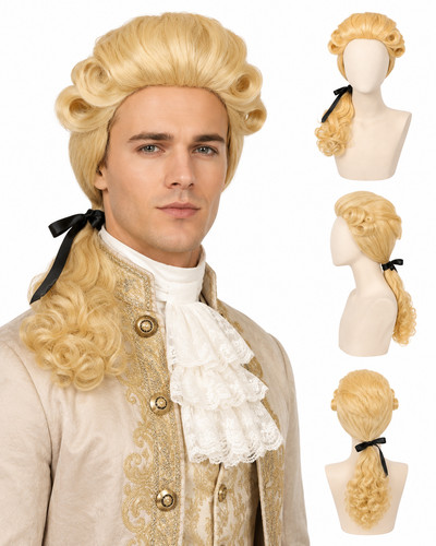 Barock perücke blond rokoko - barock,