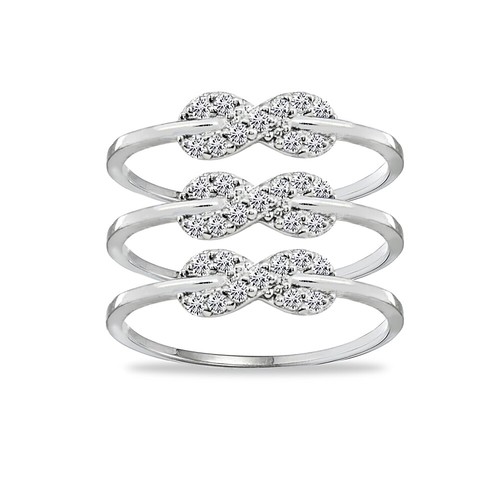Set mit cubic zirkonia - set,