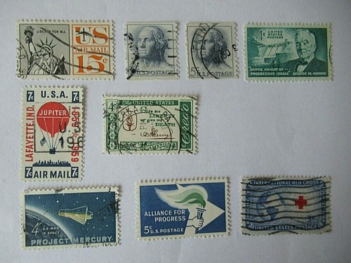 Briefmarken usa konvolut 1959 - ,
