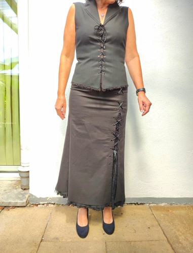 Damen teiliges kostüm set - damen, kostüm-set