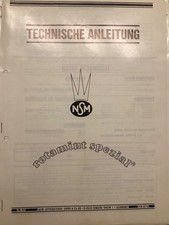 Geldspieler NSM Rotamint 7, original Servicehandbuch/technische Anleitung
