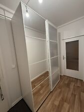IKEA Kleiderschrank in weiß mit Spiegel -  60x150x235 cm