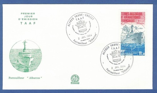 Fdc taaf 1984 patrouillenboot - 1984,,