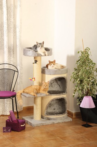 Kratzbaum mit kratztonne sina - kratzbaum,