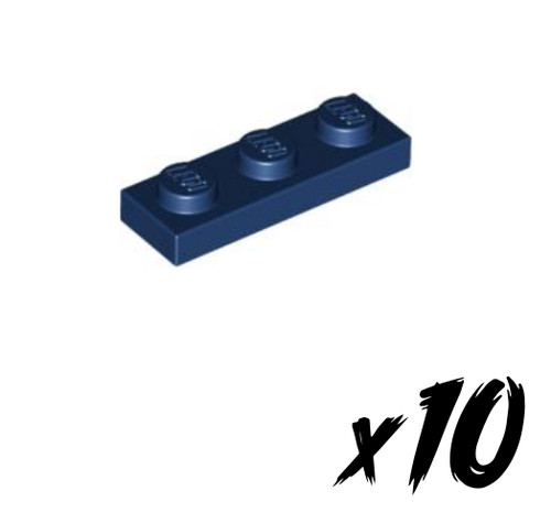 10x lego 3623 1x3 plate - 10x,