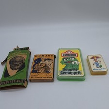2x Quartett, Schwarzer Peter,  Sesamstrasse Doppelt Gemoppelt ,Hohmann