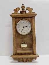 Antik Optik Wanduhr Pendeluhr mit Pendel FUNKTION GETESTET#2