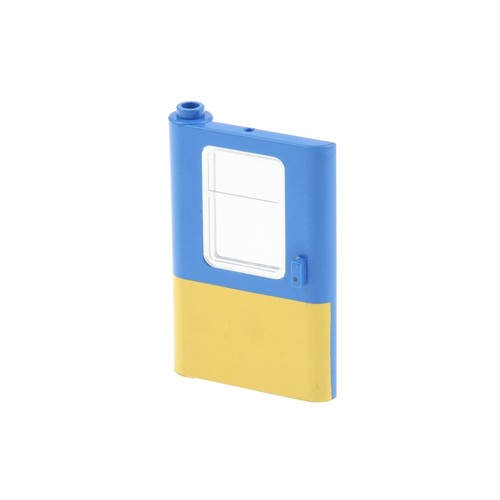 Lego tür 1x4x5 blau - lego, gelb