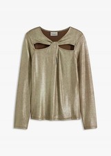 Langarmshirt mit Cut-Outs Gr