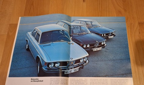 Prospekt bmw 2500 - bmw, 3.0si