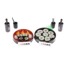 Dollhouse Miniature Janpanese Sushi Rice for Dollhouse Decor Pretend food
