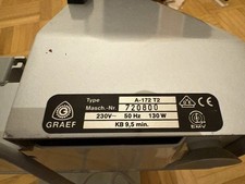 GRAEF Schneidemaschine A-172 T2, Allesschneider, Kaum benutzt