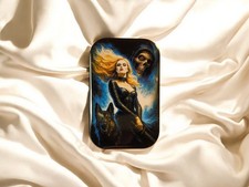 Valkyrie Warrior • Death Spirit & Wolf • Dark Fantasy Magnet