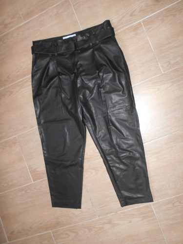 Damen hose lederimitat - hose,